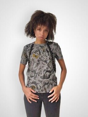 👕 Unisex Animal Print Harness Graphic T Shirt From Algorythm (S, XL)